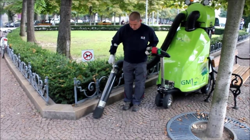 Green Machines önjáró, városi hulladékfelszedő gép